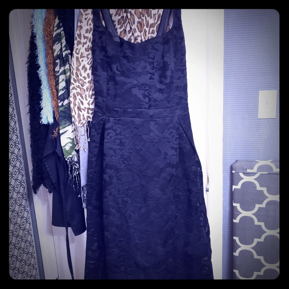 Black Cocktail Dress, Lace , Plus size